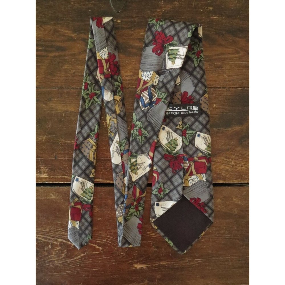 ZYLOS GEORGE MACHADO Christmas Necktie - Picture 8 of 10